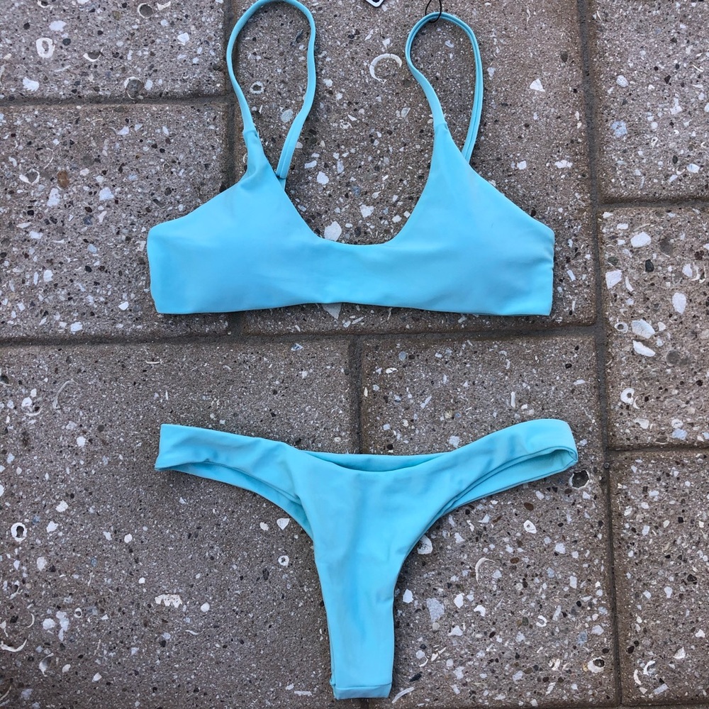 Blue bikini size small. Brand new